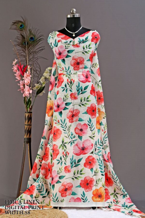 292A0011 Limca Linen Digital Print Width ''58'' Limca Linen Digital Print Width 58"