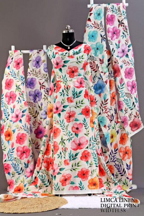 292A0013 Limca Linen Digital Print Width ''58'' Limca Linen Digital Print Width 58"