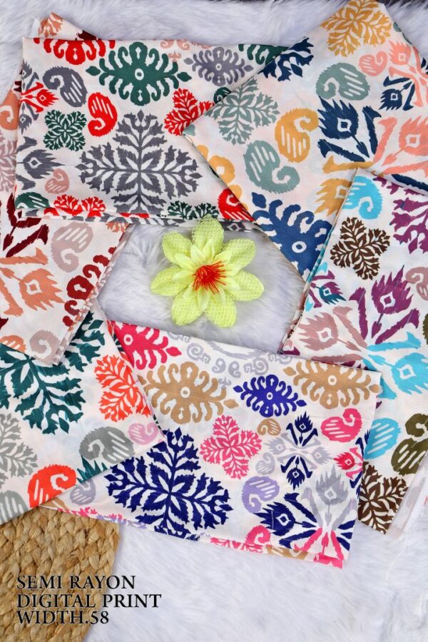 292A0018 Semi Rayon Digital Print Width ''58'' Semi Rayon Digital Print Width 58"