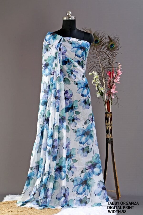 292A0019 Tabby Organza Digital Print Width ''58'' Tabby Organza Digital Print Width 58"