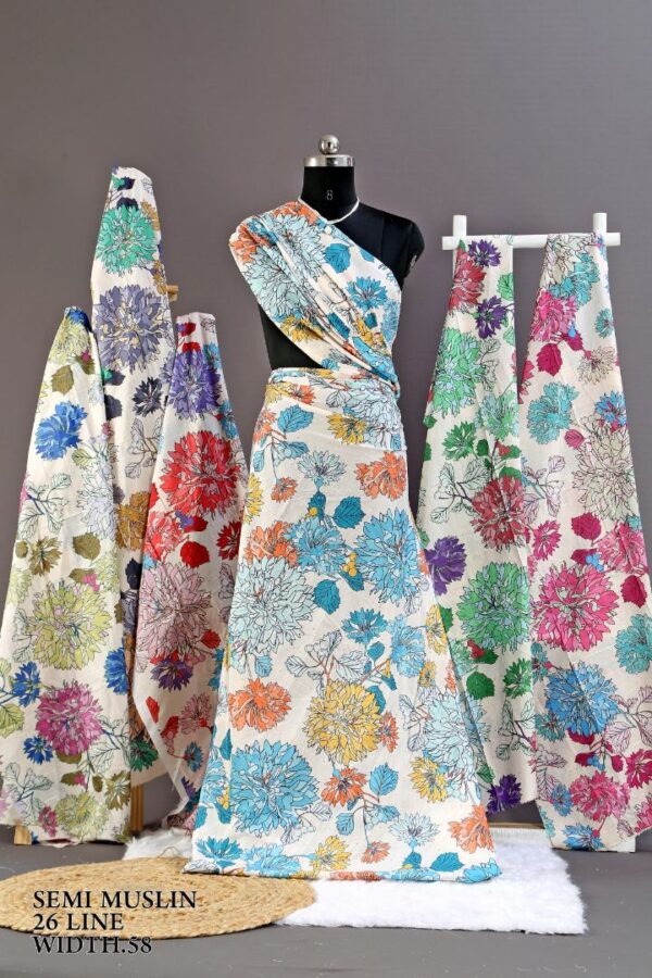 292A0026 Semi Muslin 26 Line Width ''58'' Semi Muslin 26 Line Width 58"